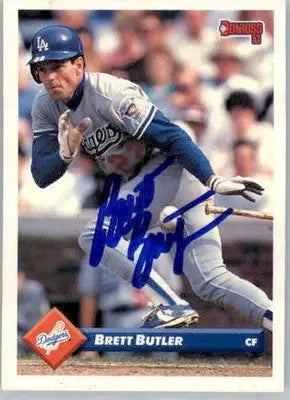Brett Butler - 1993 Donruss - #86 - AUTO Baseball - Baseball Card Single