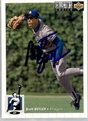 Brett Butler - 1994 Collector’s Choice - #70 - AUTO Baseball - Baseball Card Single