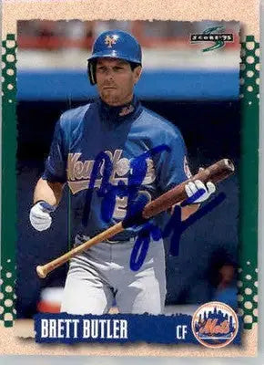 Brett Butler - 1995 Score - #344 - AUTO Baseball - Baseball Card Single