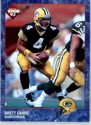 Brett Favre - 1993 Collector’s Edge - #76 - #/100000 SN Football - Football Card Single