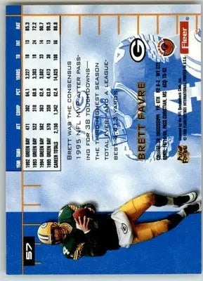Brett Favre - 1996 Ultra - #57 - Football - Football Card Single