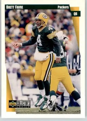 Brett Favre - 1997 Collector’s Choice - #224 - Football - Football Card Single