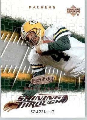Brett Favre - 2004 Upper Deck Power Up - #ST-11 - Shining Through Football - Football Card Single