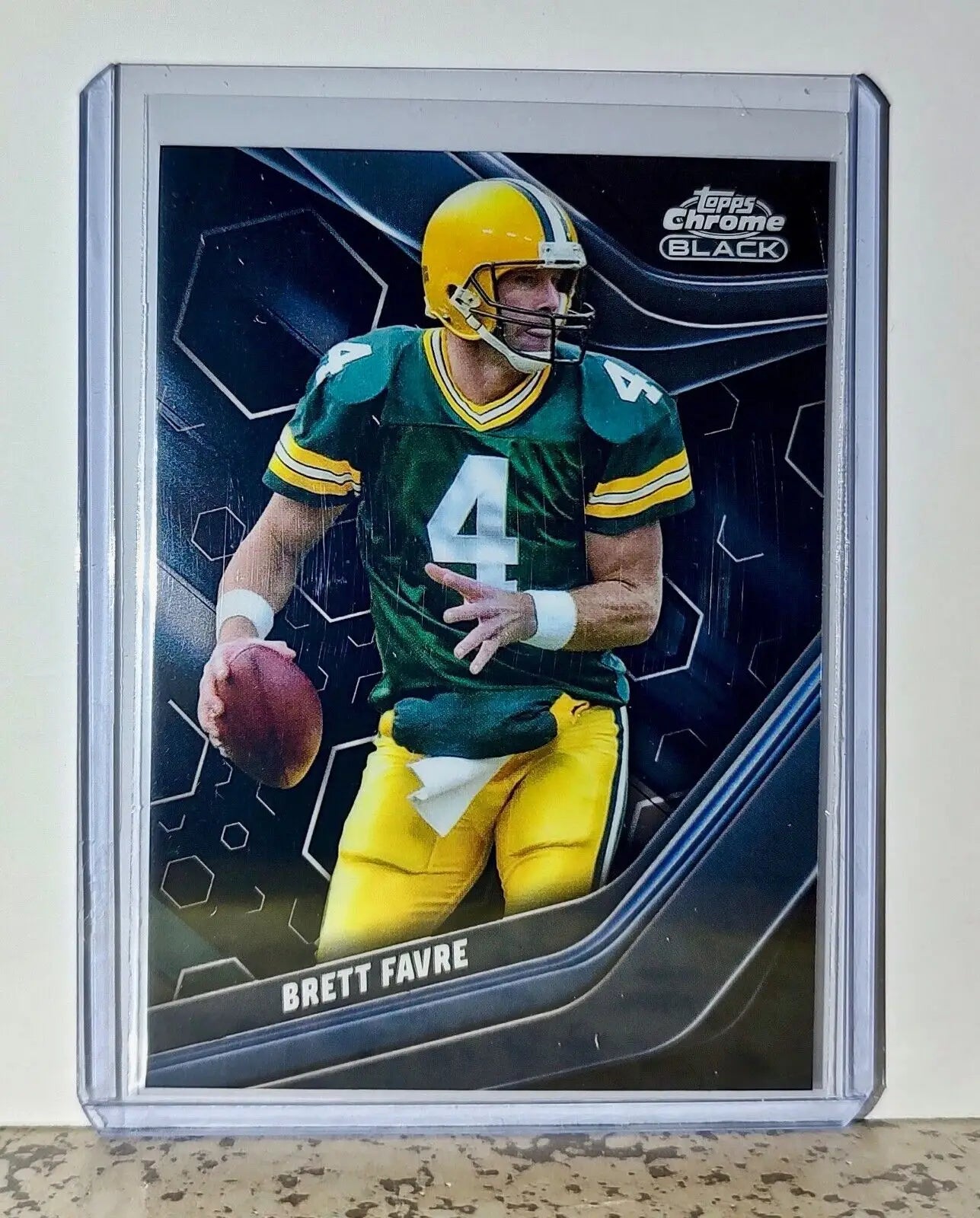 Brett Favre 2023 Topps Chrome Black NFL #119 Football Card Green Bay Packers - Football Card Single
