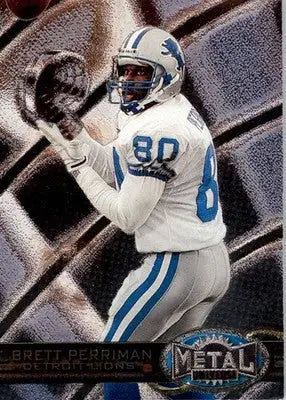 Brett Perriman - 1997 Metal Universe - #155 - Football - Football Card Single