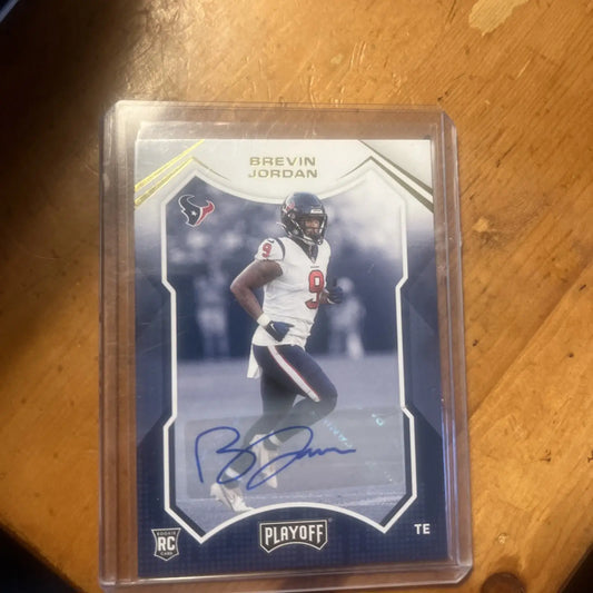 Brevin Jordan 2021 Playoff Rc rookie Houston Texans - Football Card Single