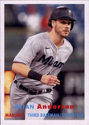 Brian Anderson 2021 Topps Archives #11 Miami Marlins - Baseball Card Single
