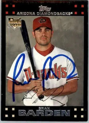 Brian Barden - 2007 Topps - #649 - RC AUTO Baseball - Baseball Card Single