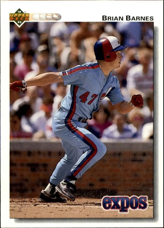 Brian Barnes 1992 Upper Deck MLB #361 Baseball Card Montreal Expos - Baseball Card Single