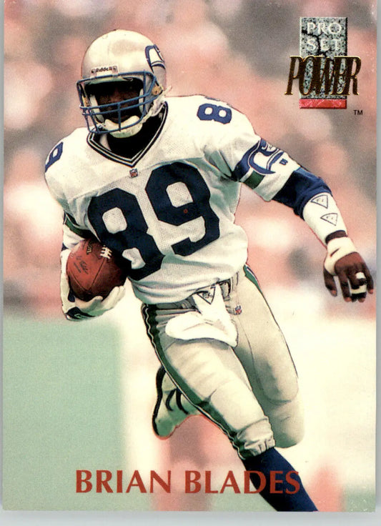 Brian Blades - 1992 Pro Set Power - #89 - Football - Football Card Single