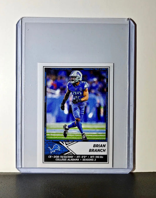 Brian Branch 2024 Panini NFL Sticker #390 Detroit Lions - Football Card Single