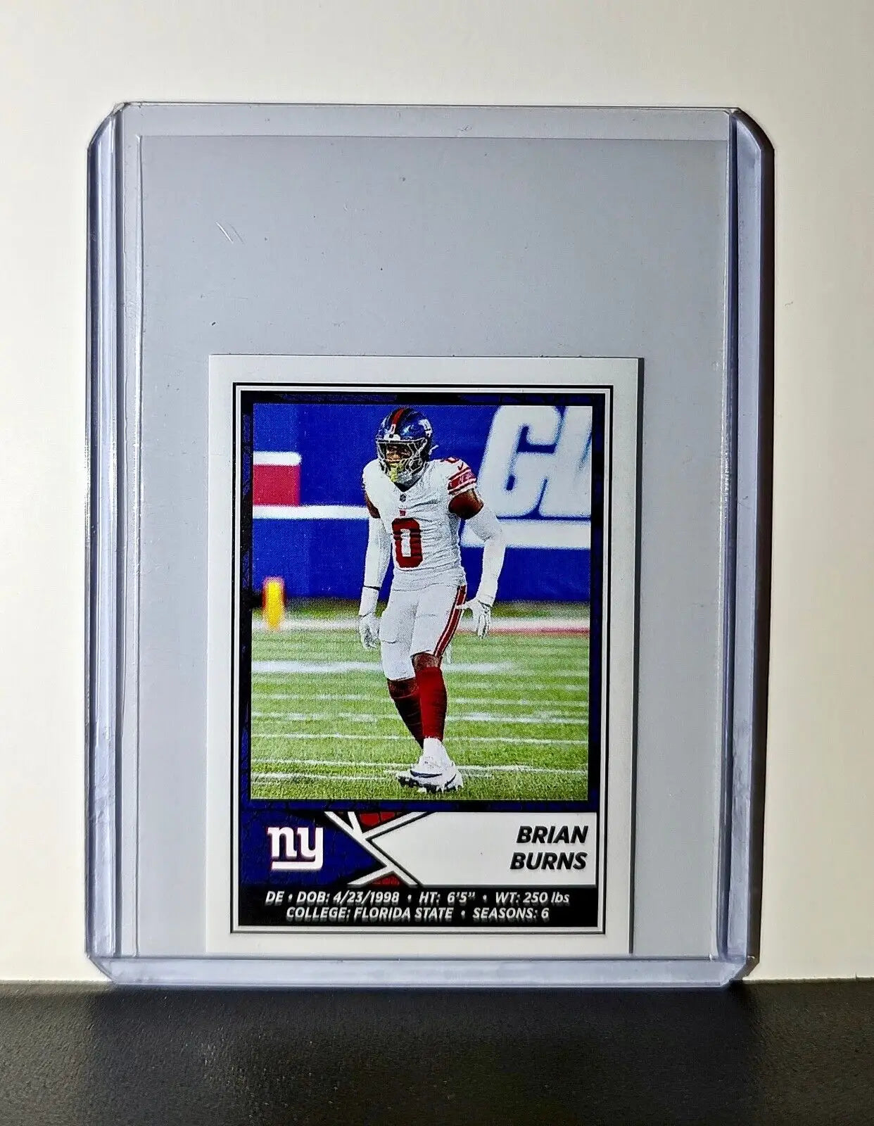 Brian Burns 2024 Panini NFL Sticker #323 New York Giants - Football Card Single