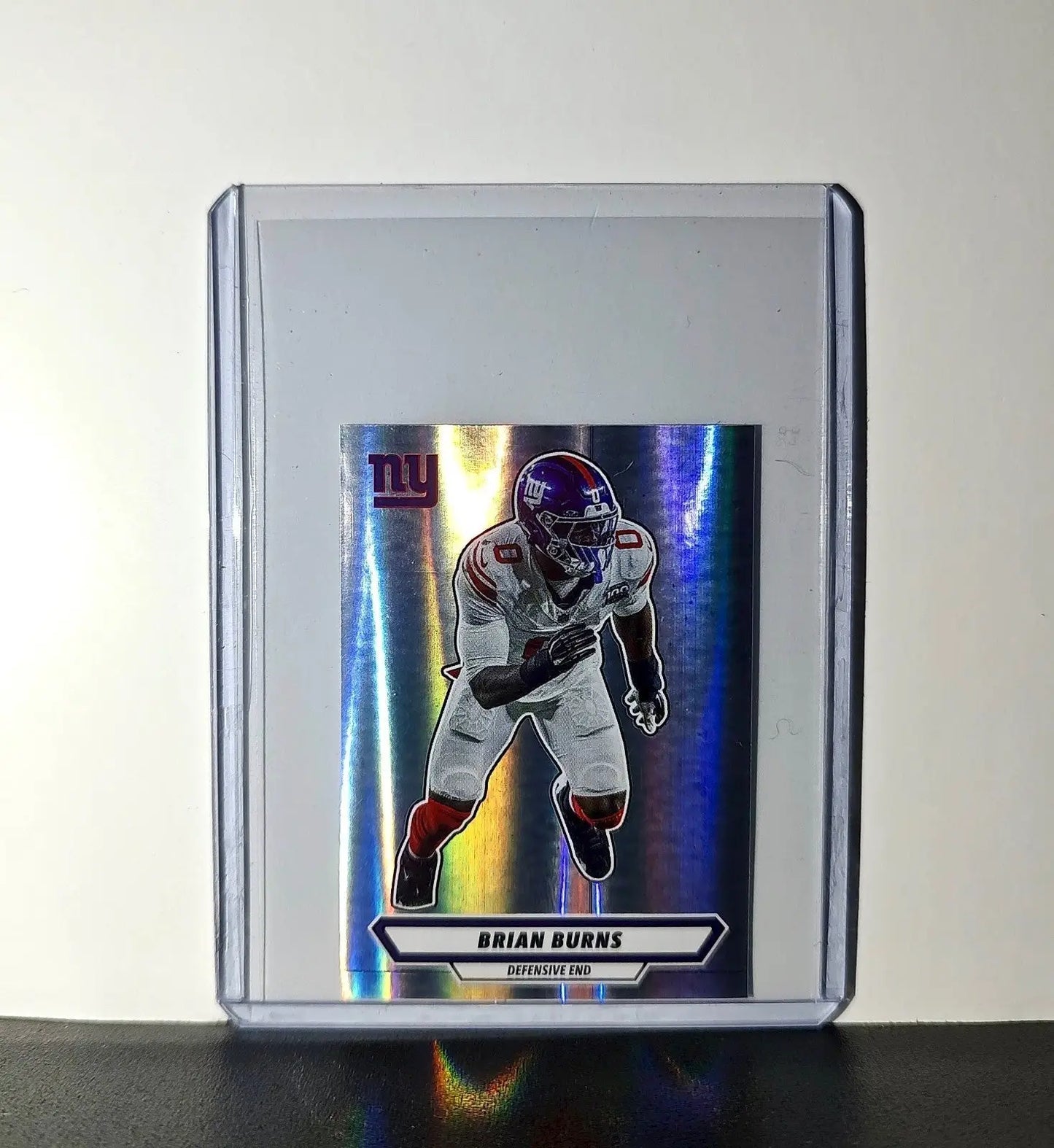 Brian Burns 2025 Panini NFL #325 Foil Sticker New York Giants