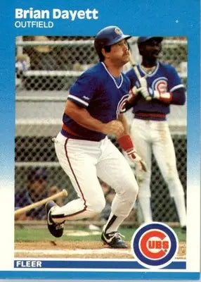 Brian Dayett - 1987 Fleer Update - #U-25 - Baseball - Baseball Card Single