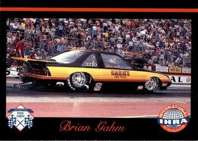 Brian Gahm - 1989 Checkered Flag IHRA - #74 - Racing - Racing Card Single