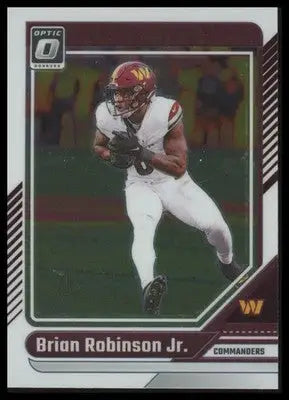 Brian Robinson Jr. 2024 Donruss Optic #195 Washington Commanders