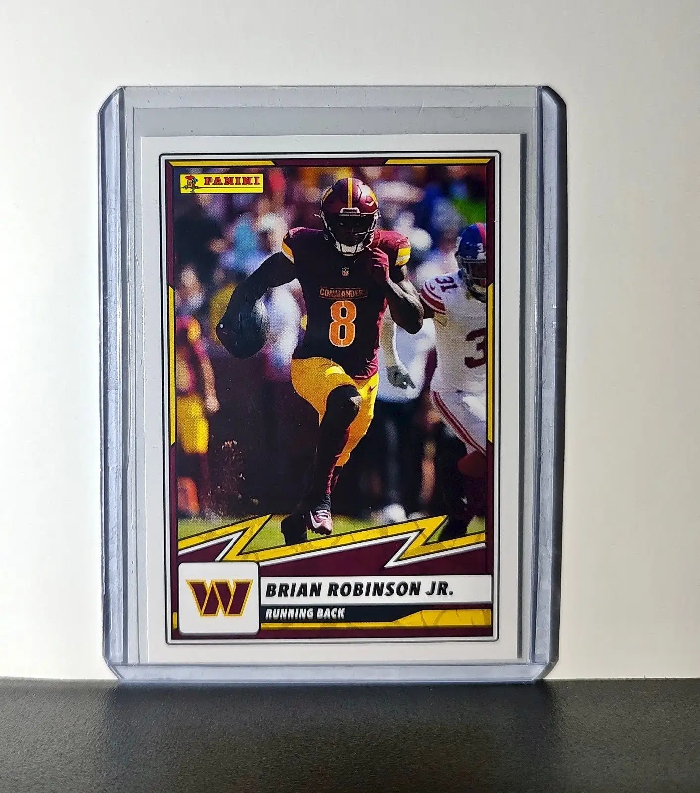 Brian Robinson Jr. 2025 Panini NFL #69 Sticker Card Washington Commanders