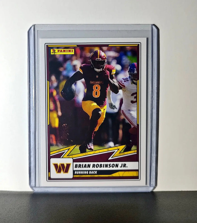 Brian Robinson Jr. 2025 Panini NFL #69 Sticker Card Washington Commanders