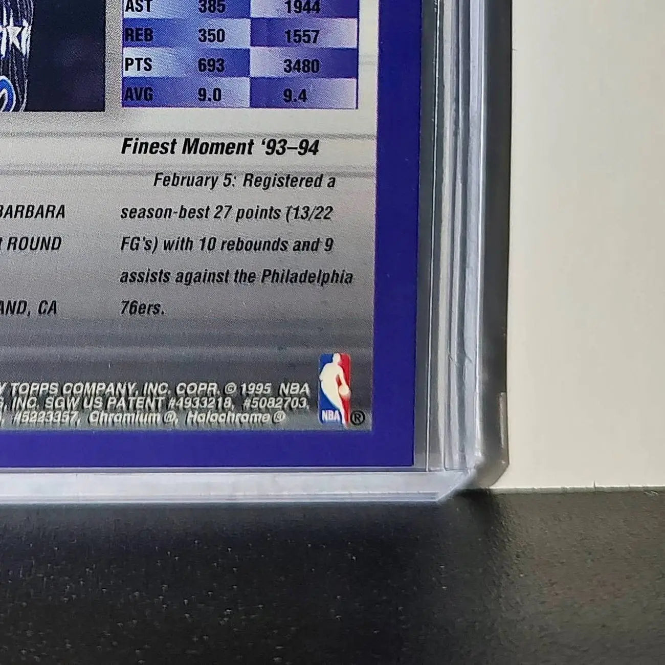 Brian Shaw 1994-95 Topps Finest #308 Basketball Card
