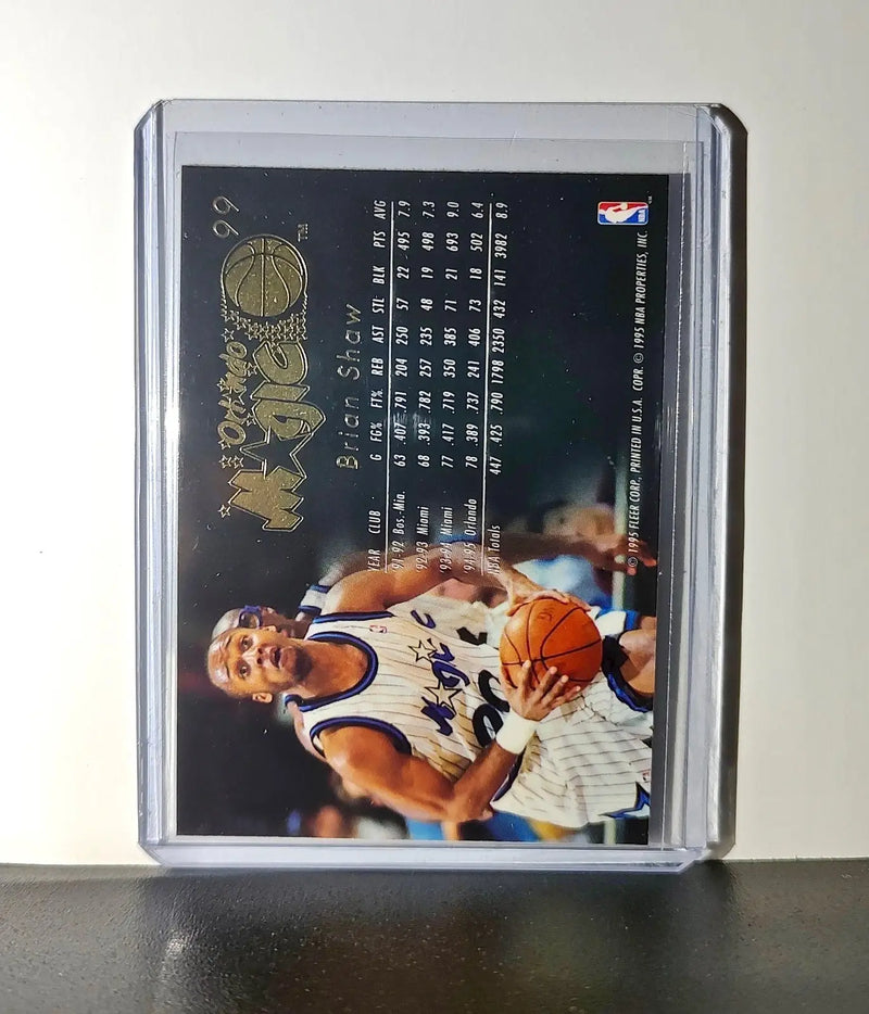 Brian Shaw 1995-96 Flair NBA #99 Card Orlando Magic
