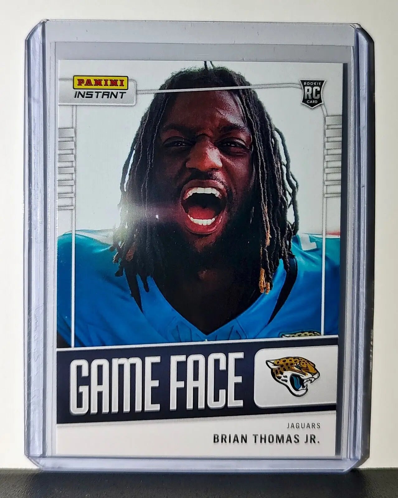 Brian Thomas Jr. 2024 Panini Game Face NFL #5 Rookie Card Jaguars 1/331
