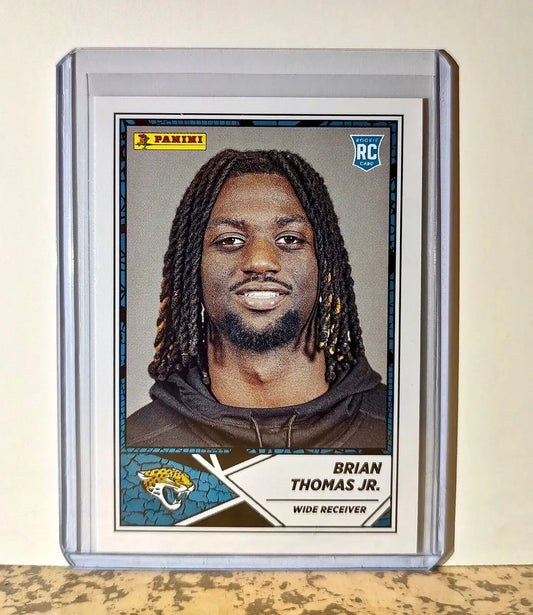 Brian Thomas Jr. 2024 Panini NFL #81 Rookie Sticker Card Jacksonville Jaguars - Football Card Single