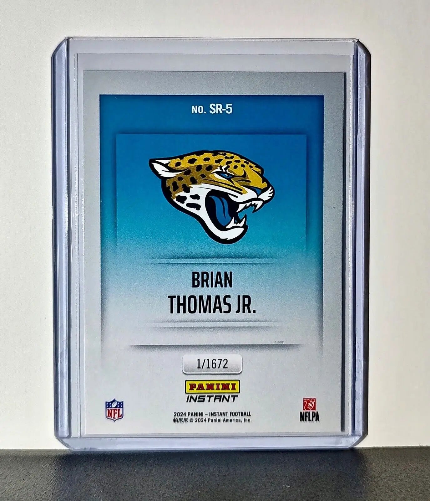 Brian Thomas Jr. 2024 Panini NFL Studio Rookies #5 Card Jaguars 1/1672 - Football Card Single