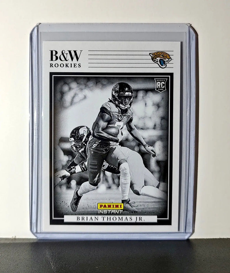 Brian Thomas Jr Rookie 2024 Panini NFL 17 Black & White Rookies Jaguars 1 of 680 - Football Card Single