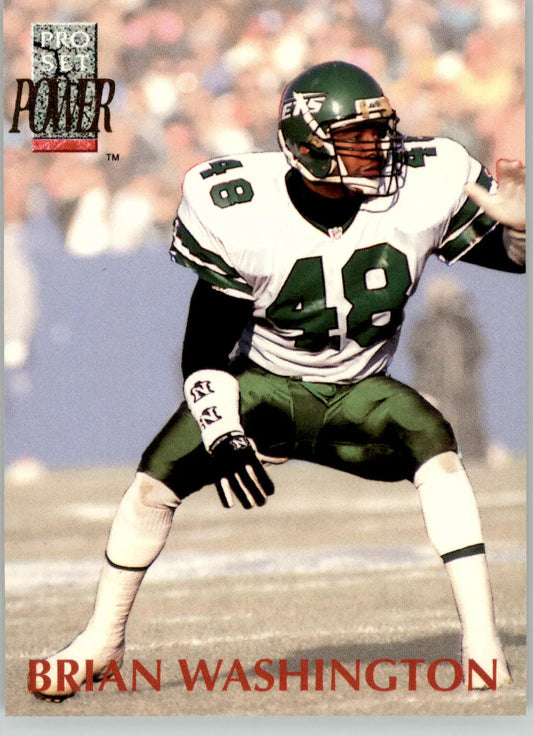 Brian Washington - 1992 Pro Set Power - #148 - Football - Football Card Single