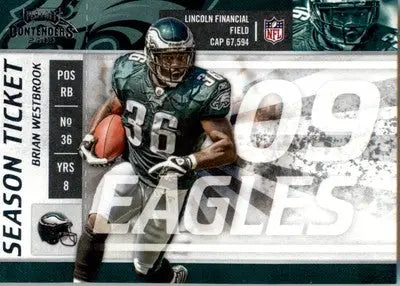 Brian Westbrook - 2009 Playoff Contenders - #73 - Football - Football Card Single