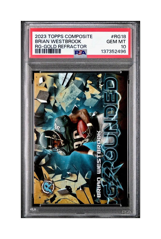 Brian Westbrook 2023 Topps Resurgence #RG-18 Gold Refractors 39/50 PSA 10 Gem - Football Card Single