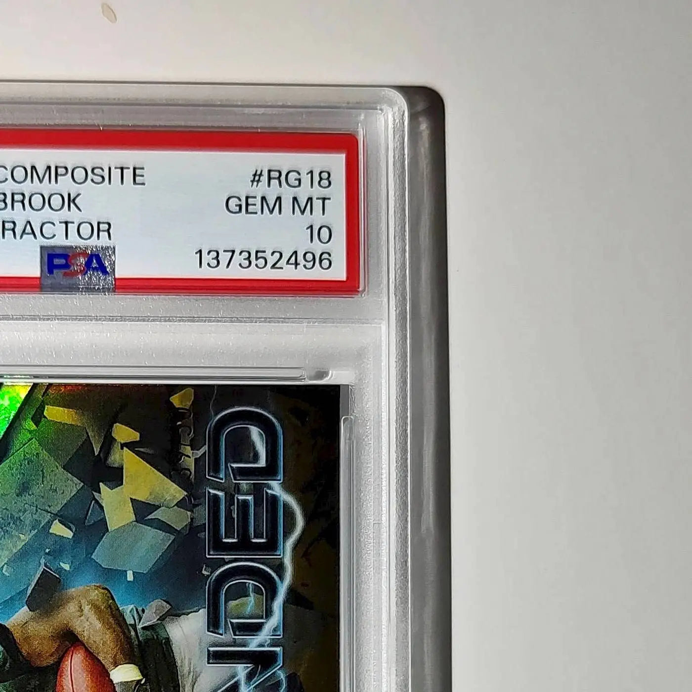 Brian Westbrook 2023 Topps Resurgence #RG-18 Gold Refractors 39/50 PSA 10 Gem