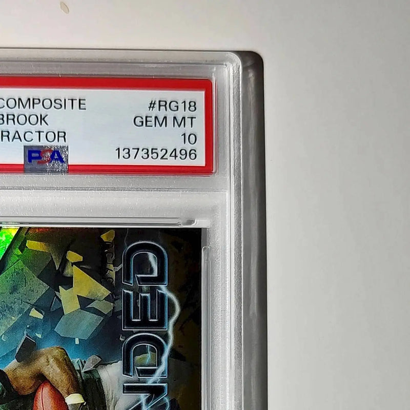 Brian Westbrook 2023 Topps Resurgence #RG-18 Gold Refractors 39/50 PSA 10 Gem