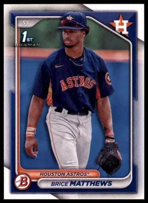 Brice Matthews 2024 Bowman Prospects #BP-69 Houston Astros - Baseball Card Single