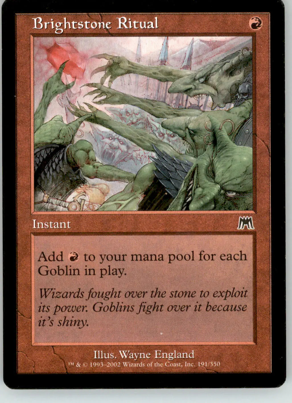 Brightstone Ritual - Onslaught - 191 - MP Magic: The Gathering