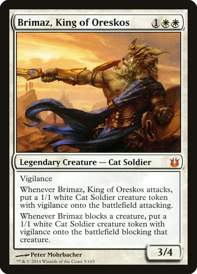 Brimaz King of Oreskos [Born of the Gods] - TCG - MTG Single
