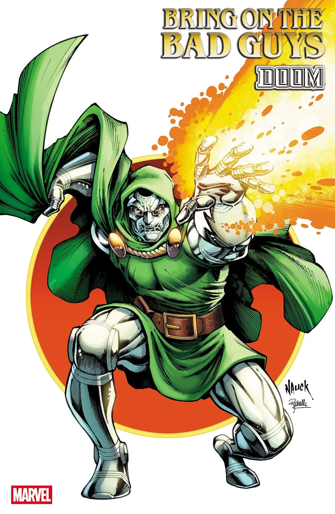 Doctor Doom comic book cover from Bring On The Bad Guys Doom #1 by Todd Nauck