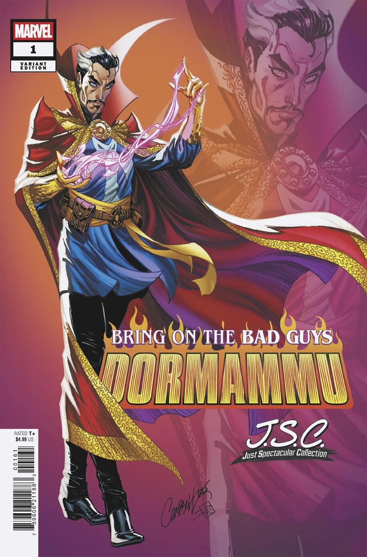 Bring On The Bad Guys: Dormammu #1 J. Scott Campbell Just Spectacular Collection Variant - Comic Book