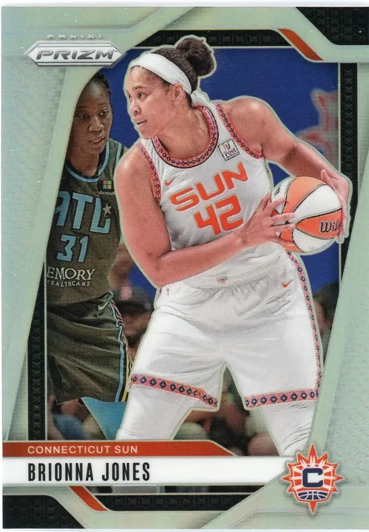 Brionna Jones 2024 Panini Prizm WNBA Silver #27 Connecticut Sun Basketball Card - Basketball Card Single