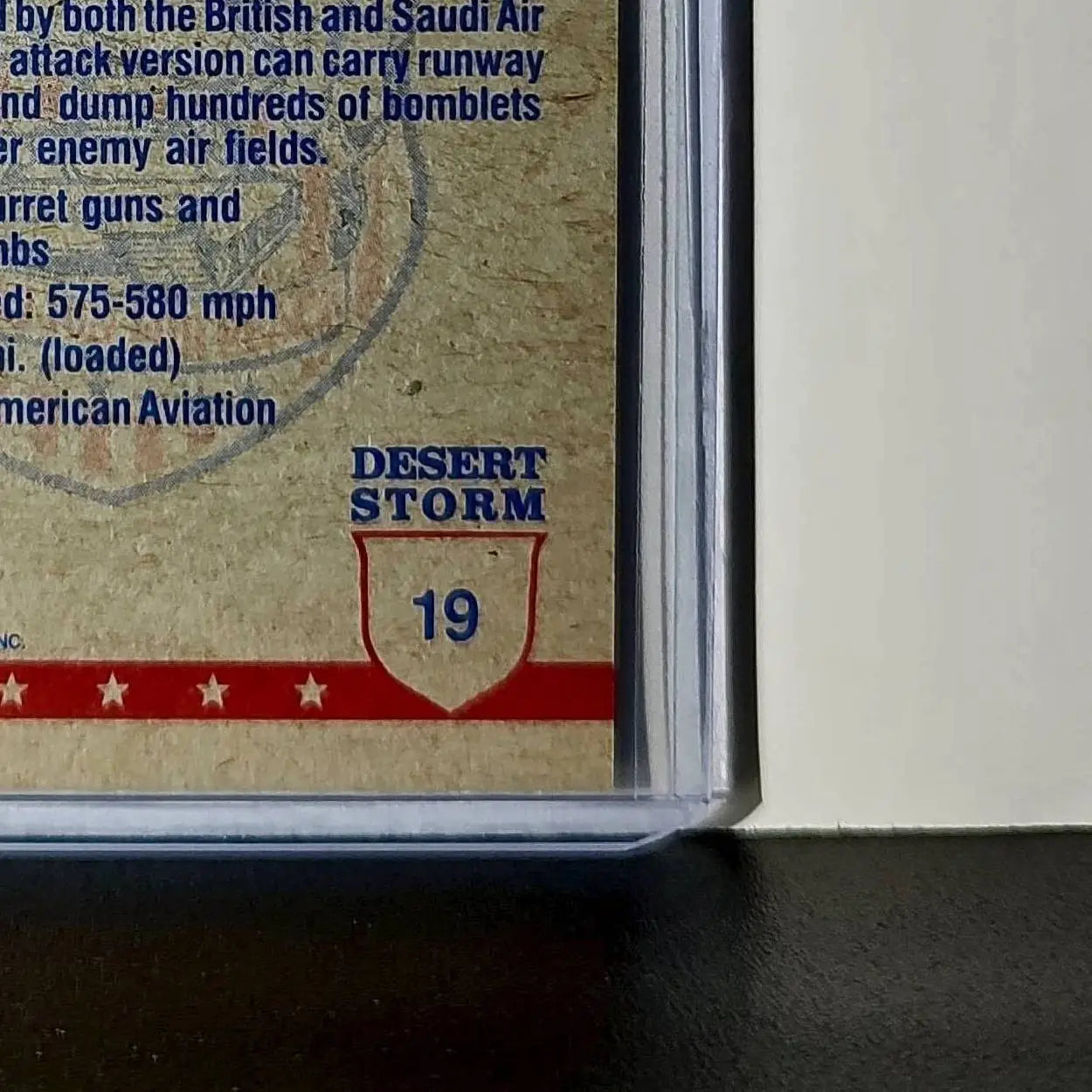 Britain’s Tornado 1991 Topps Desert Storm #19 Card - Non-Sports Card Single