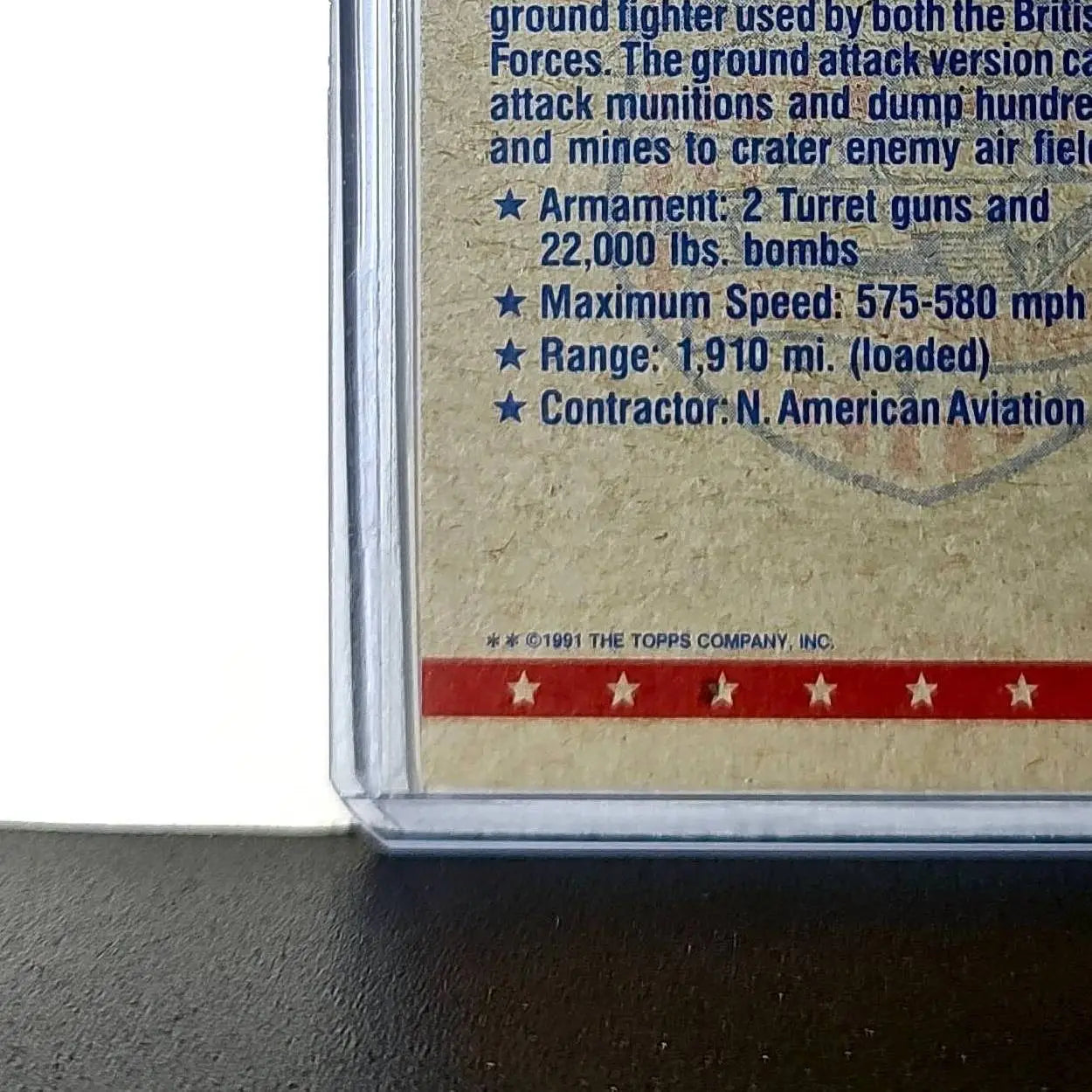 Britain’s Tornado 1991 Topps Desert Storm #19 Card - Non-Sports Card Single