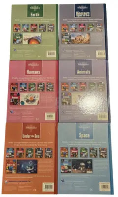 Britannica Science Library 6-Book Set Childrens Hardcover Earth Space Dinosaurs - General Merchandise