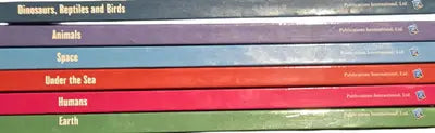 Britannica Science Library 6-Book Set Childrens Hardcover Earth Space Dinosaurs - General Merchandise