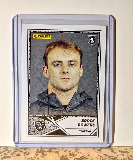 Brock Bowers 2024 Panini NFL #80 Rookie Sticker Card Las Vegas Raiders - Football Card Single