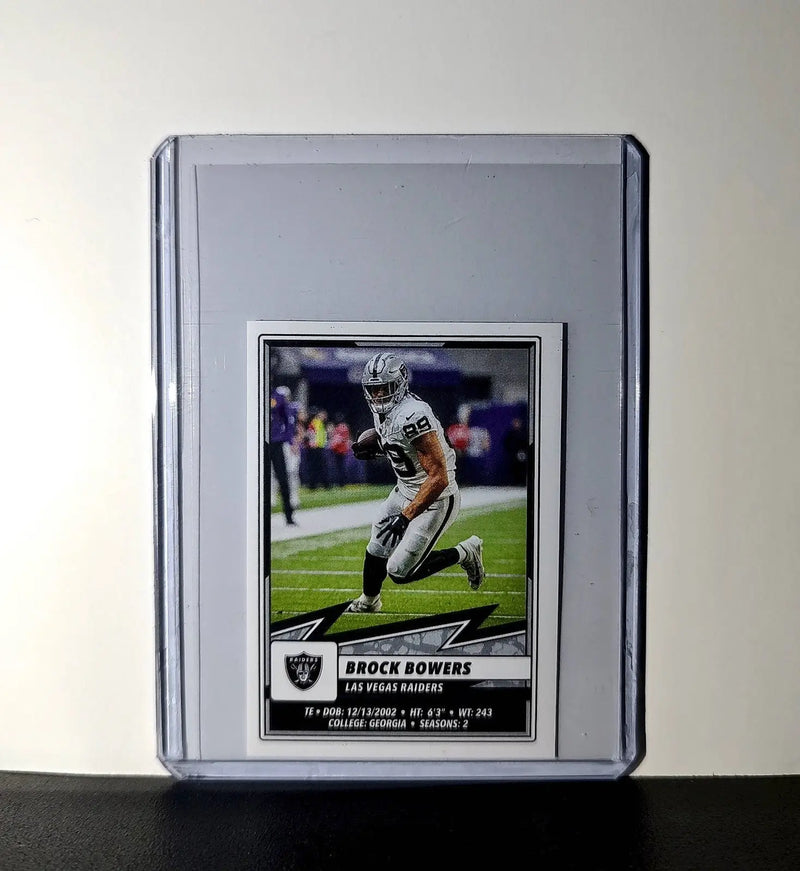 Brock Bowers 2025 Panini NFL #269 Sticker Las Vegas Raiders