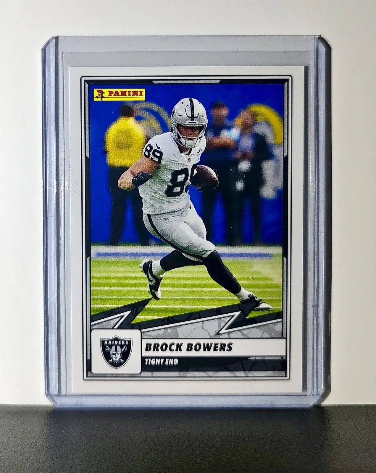 Brock Bowers 2025 Panini NFL #59 Sticker Card Las Vegas Raiders