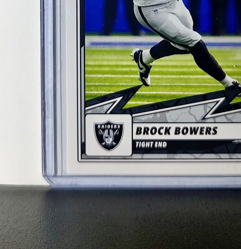 Brock Bowers 2025 Panini NFL #59 Sticker Card Las Vegas Raiders