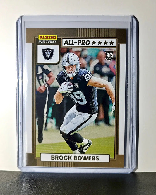 Brock Bowers Rookie 2024 All-Pro Panini NFL #4 Football Card Raiders 1 of 101 - Football Card Single