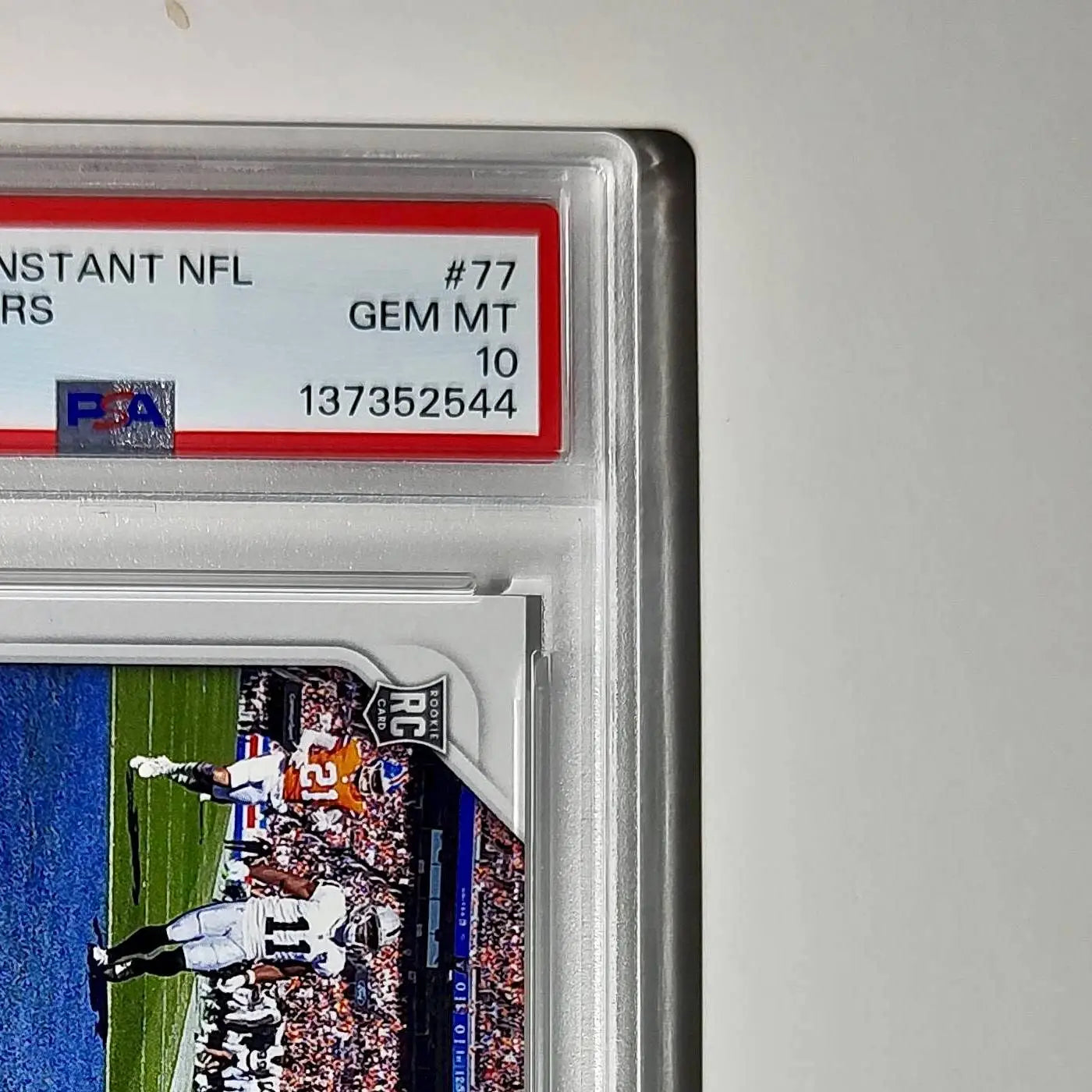Brock Bowers Rookie 2024 Panini Instant NFL #77 PSA 10 Gem Mint