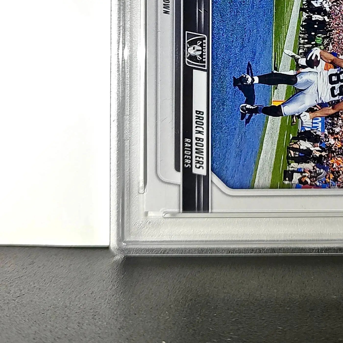 Brock Bowers Rookie 2024 Panini Instant NFL #77 PSA 8 NM-MT - Football Card Single